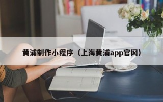 石家庄黄浦制作小程序（上海黄浦app官网）