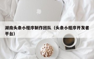 石家庄湖南头条小程序制作团队（头条小程序开发者平台）